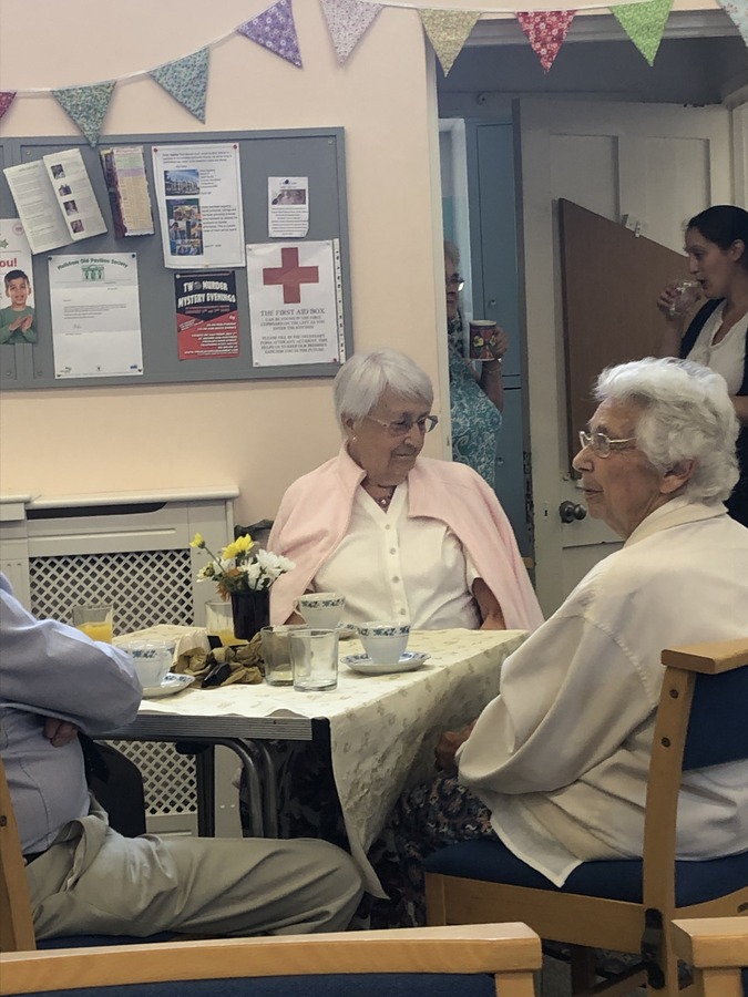 Margaret and Mary with Helen in the background 